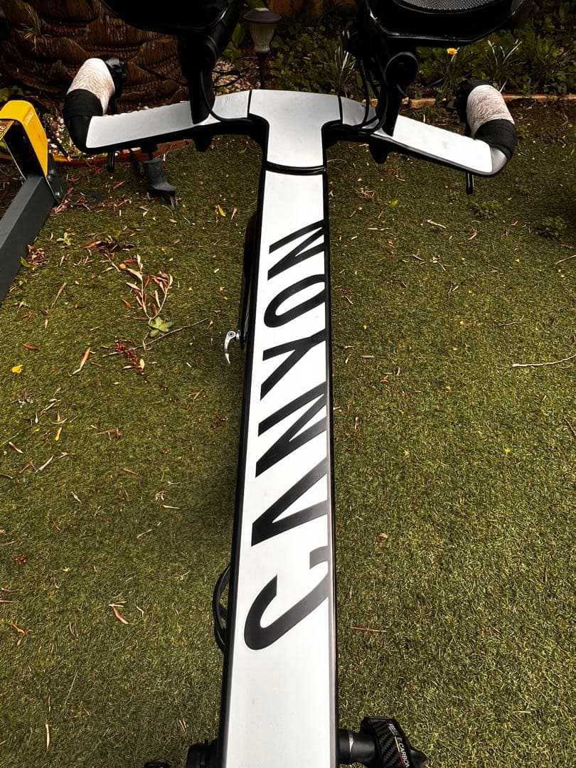 キャニオン【軽量7.64kg】トライ、TT di2 パワメ ZIPPホイール