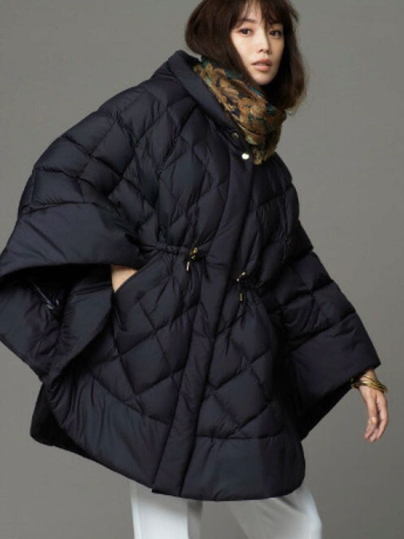 WOOLRICH エリスケープ ポンチョダウン S/M - メルカリ