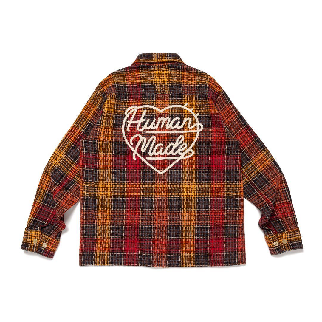 サイズM HUMAN MADE CHECK SHIRT RED - メルカリ