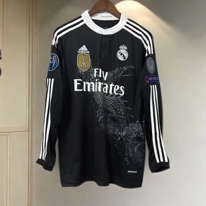 14-15 レアル・マドリード Sergio Ramos 長袖 シャツ 背番号4 - メルカリ