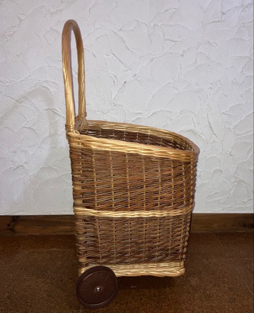 フランス購入新品未使用 薪用かごカート