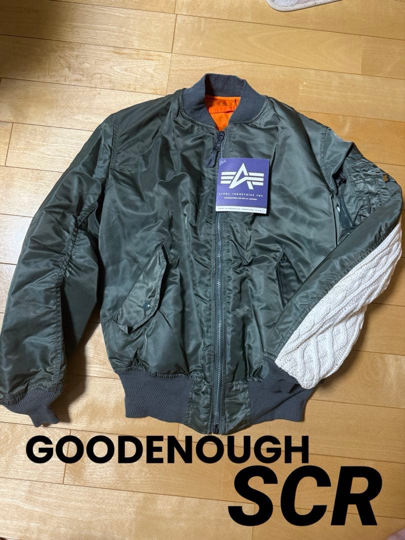 [希少]GOODENOUGH（グッドイナフ）　初期　SCR MA-1 GOOD ENOUGH × SCR SCR MA-1 JK 90s – C30 - BOW WOW, RECOGNIZE