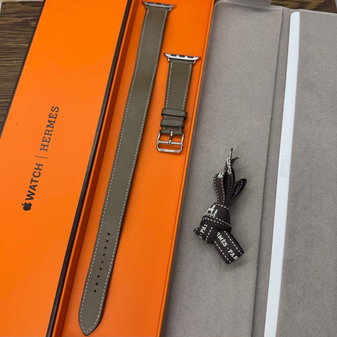 2423 Apple Watch エルメス エトゥープ ドゥブルトゥール 二重 - メルカリ