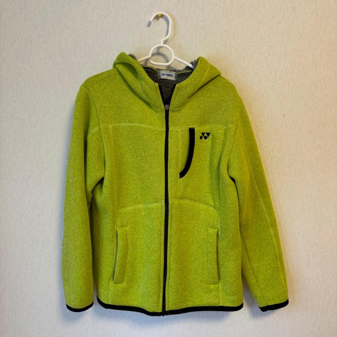 YONEX フード付きジャケット Lサイズ 明るい黄緑 アウター(通常)｜全