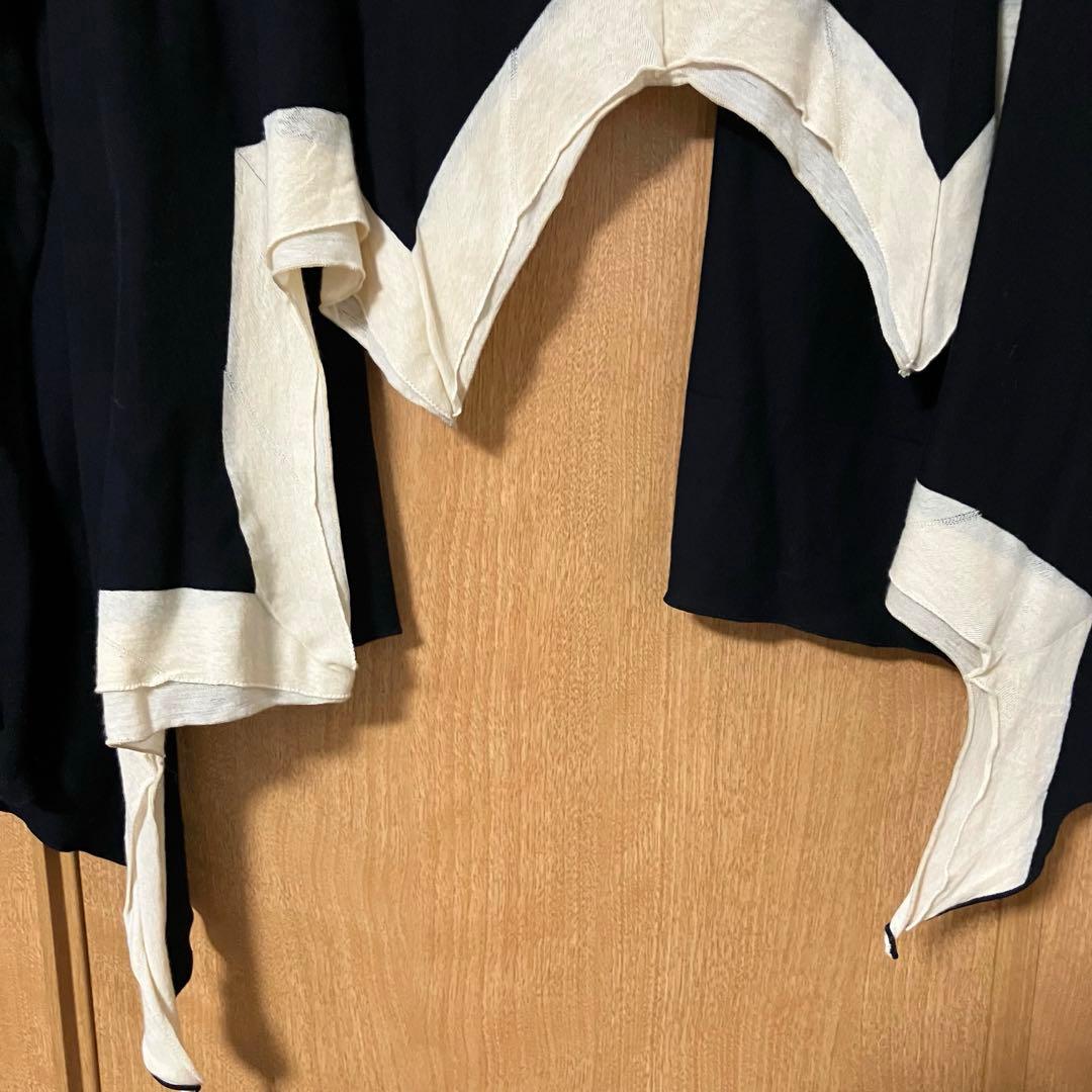 素敵なデザイン❗️】00s ISSEY MIYAKE 変形 カーディガン Y2K