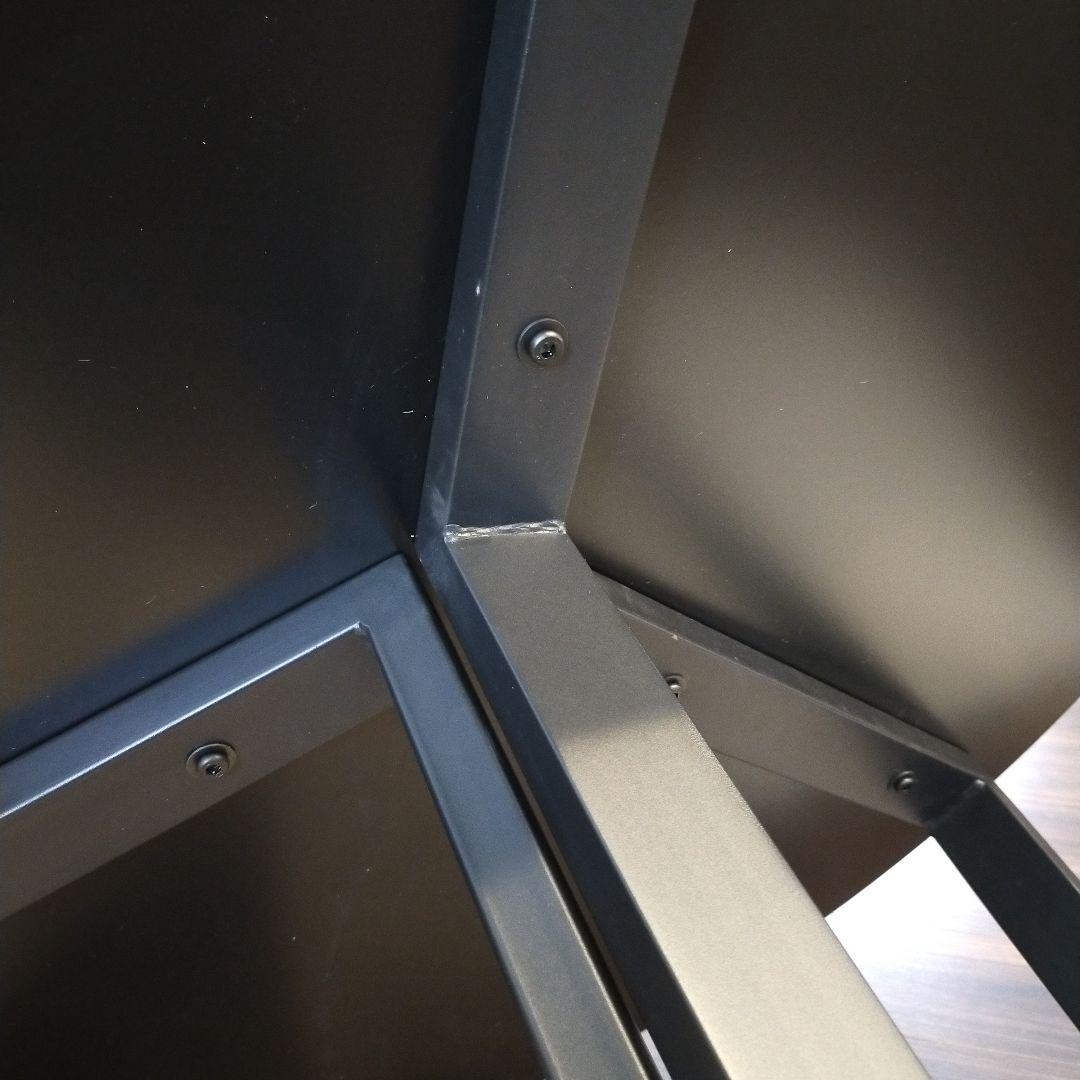 送料込(メルカリたのメル便)大理石風セラミック天板(円形)ラウンド