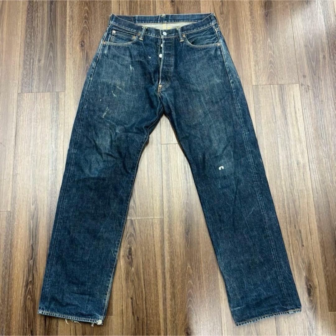 EVISU デニム 水色 ジーンズ トラ虎耳 エヴィス エビス - メルカリ