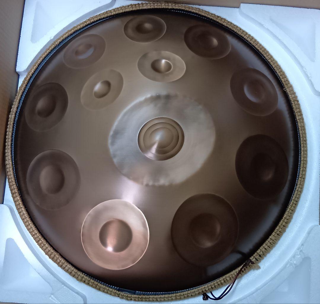 ハンドパン 12音 56センチ Dマイナー A＝432Hz 訳あり品 - メルカリ