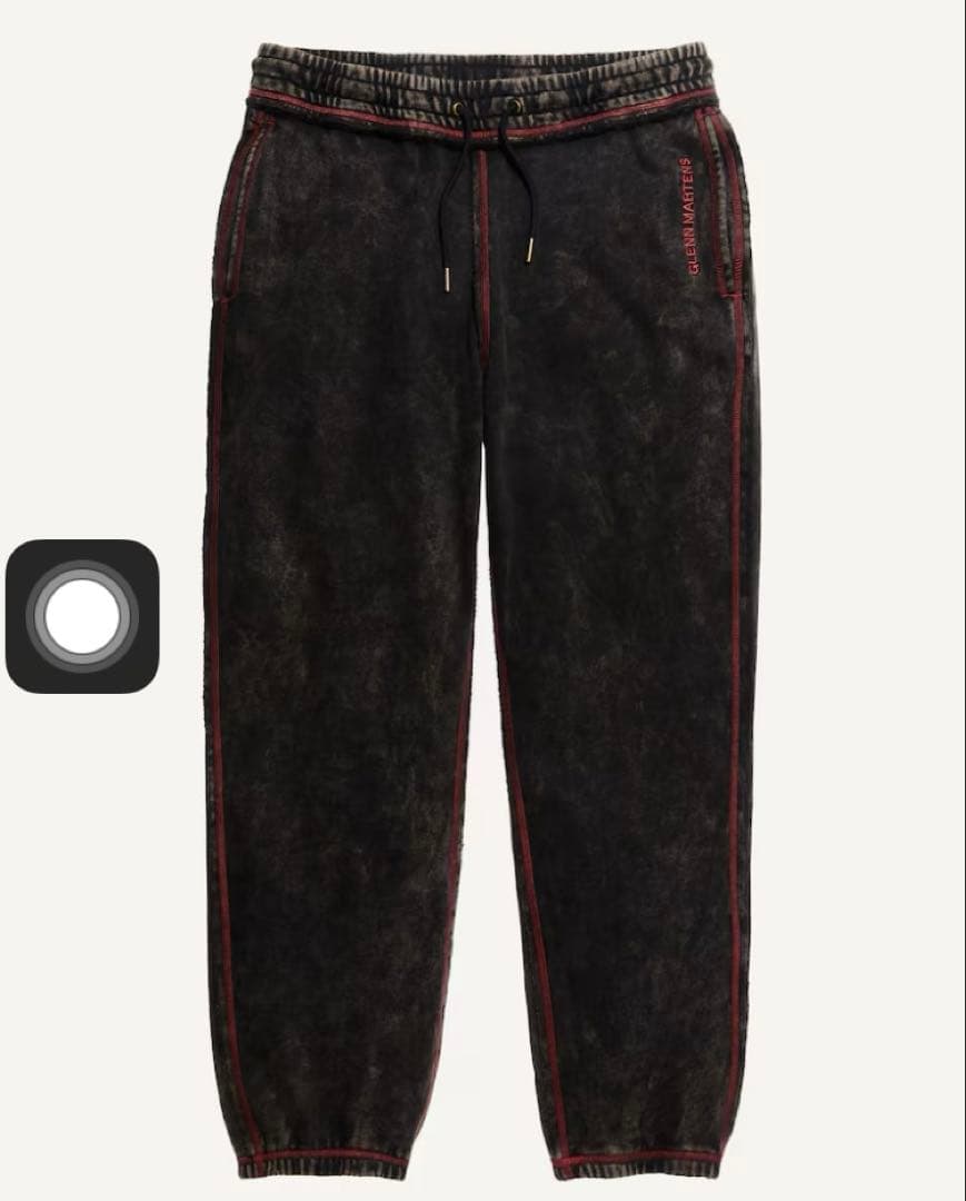 H&M GLENN MARTENS ウォッシュ加工スウェットパンツグレン - メルカリ