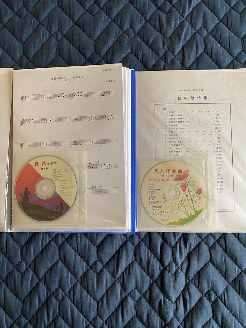 尺八、オカリナ、フルートの為の シンセサイザー等による伴奏音源CDと