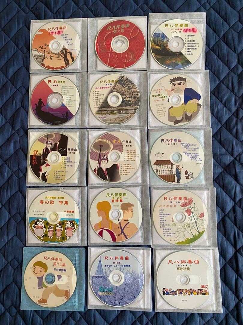 尺八、オカリナ、フルートの為の シンセサイザー等による伴奏音源CDと