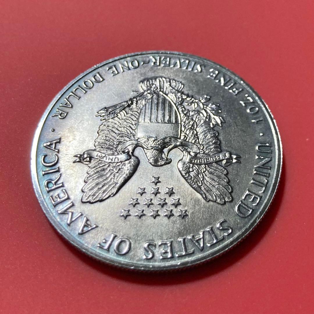 アメリカ イーグル銀貨 1オンス 31.4g 1989 コインケース付 古銭