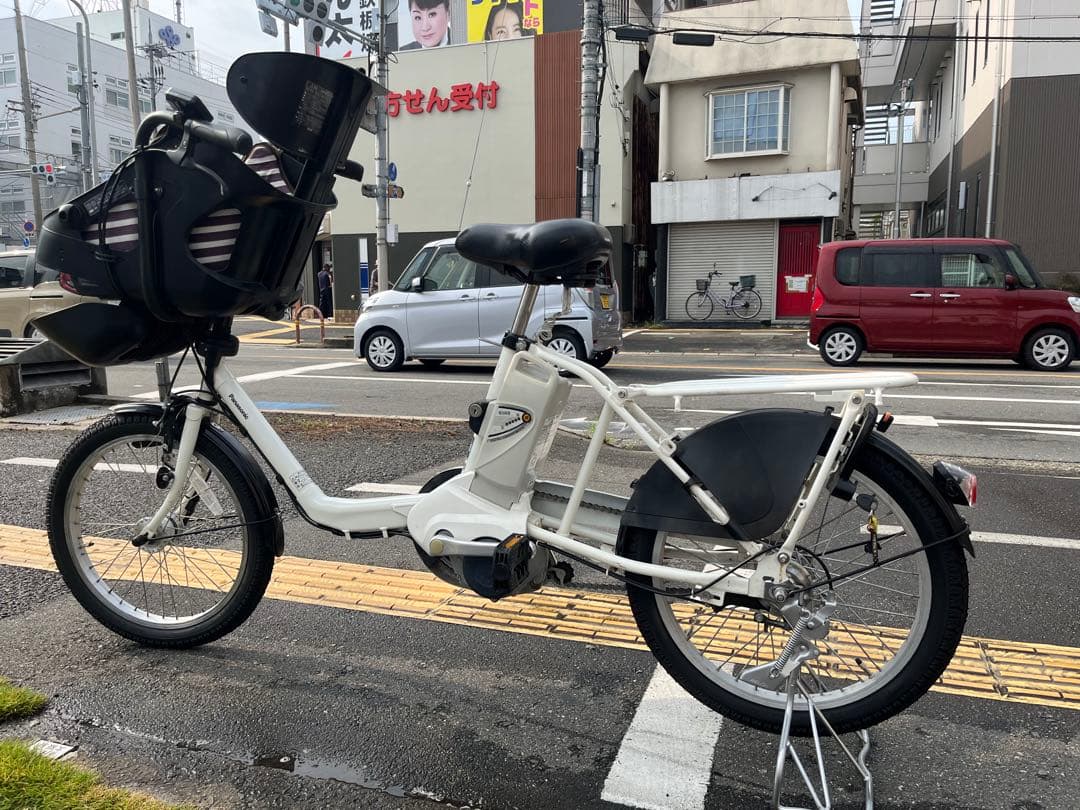 中古20インチ Panasonic電動アシスト自転車 13.2Ah4点灯 大阪