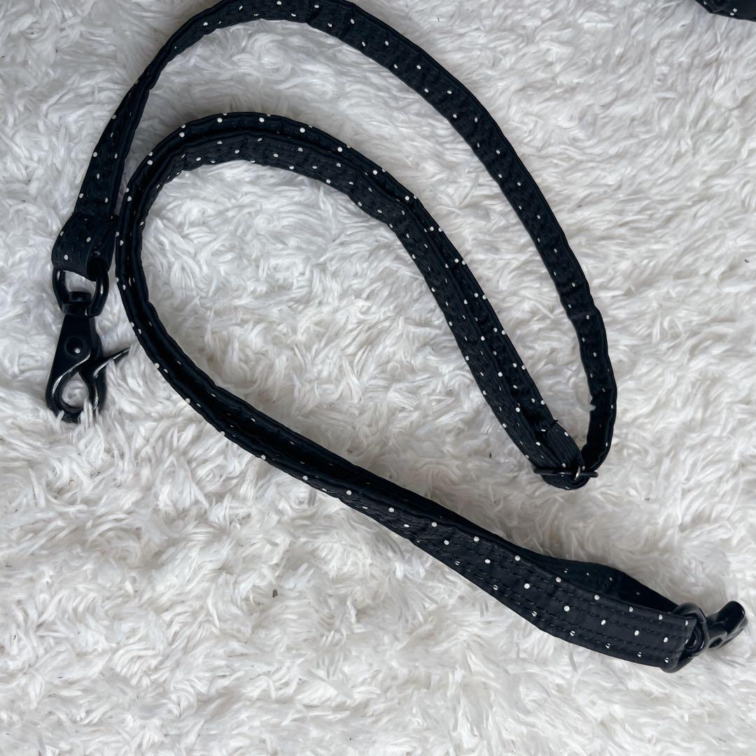 HEAD PORTER BLACK BEAUTY ドット ショルダーバッグ 黒 最 安