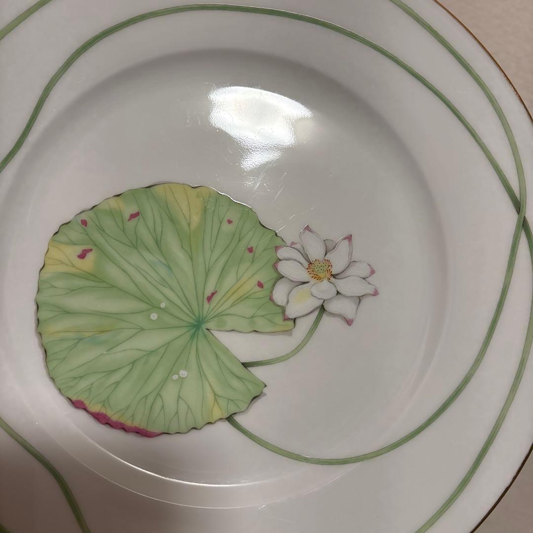 エルメス　ナイルの庭　ディナープレート　22.5cm