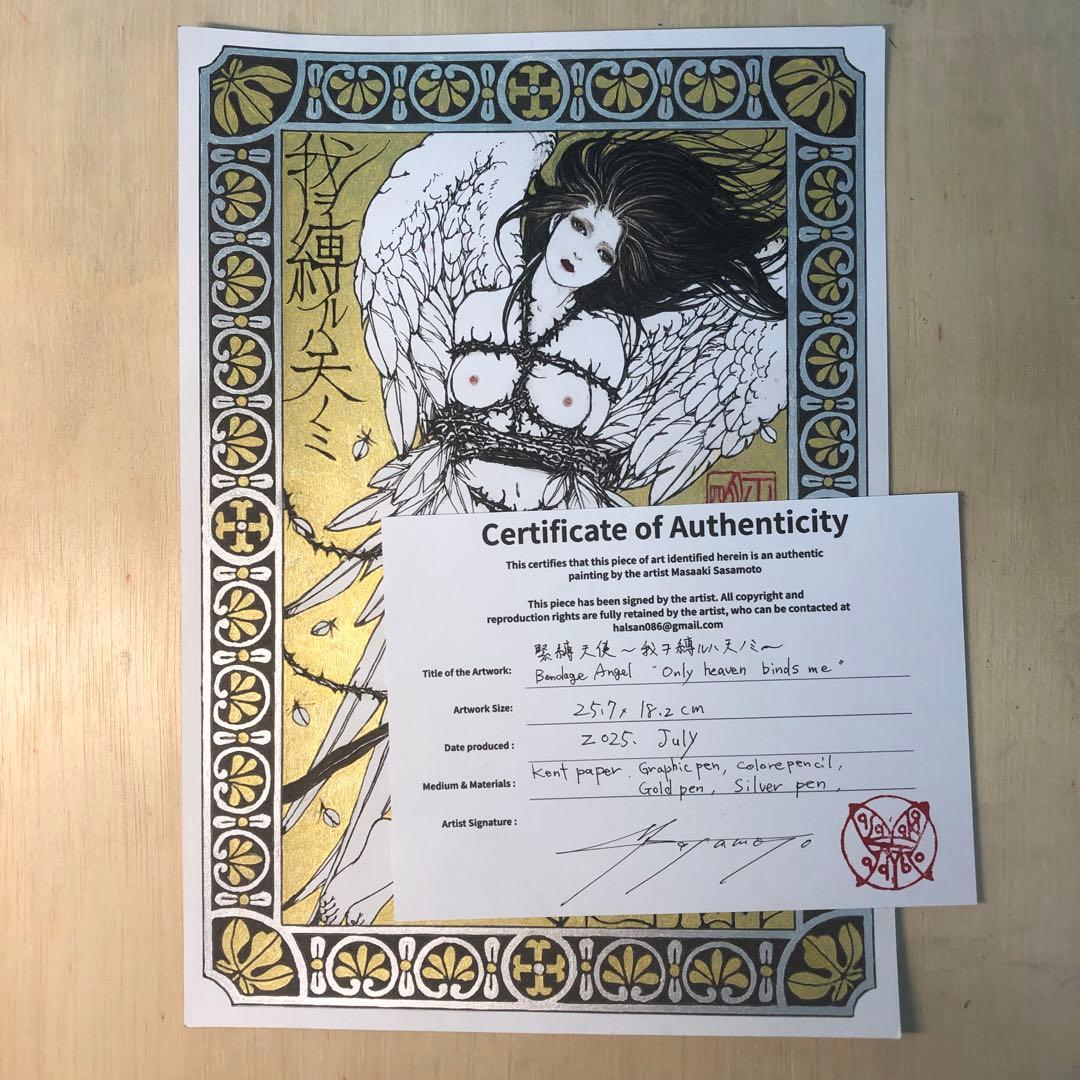 緊縛天使〜我ヲ縛ルハ天ノミ〜 【肉筆画】