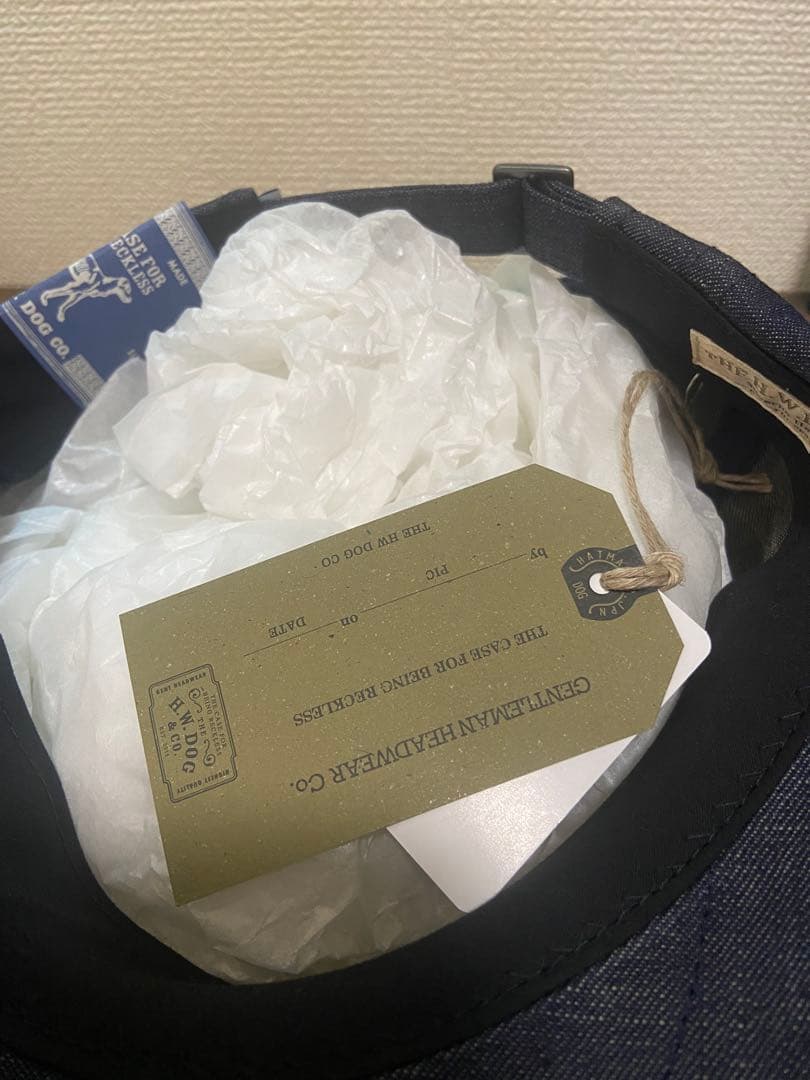 THE H.W.DOG&CO. 銀座SIX デニム キャスケット 限定品