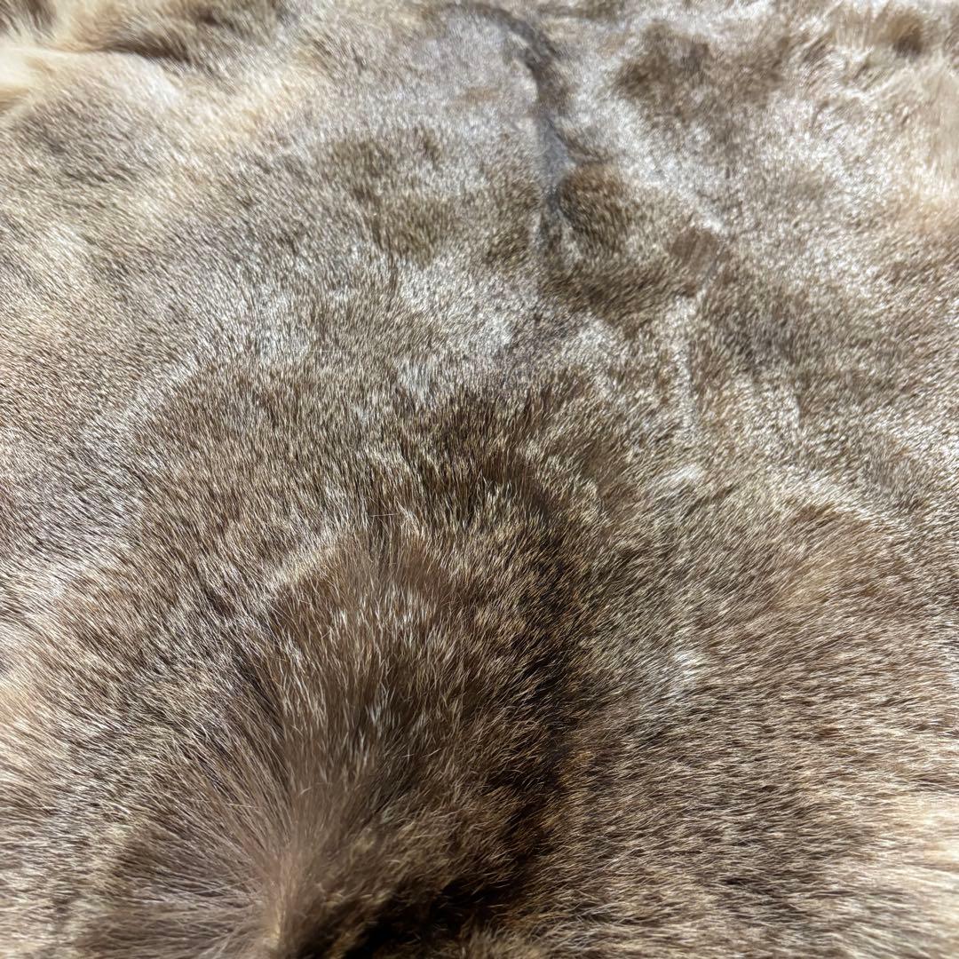 猟師直送】天然 ニホンジカ 毛皮 鹿革 整理品 剥製 インテリア ラグ