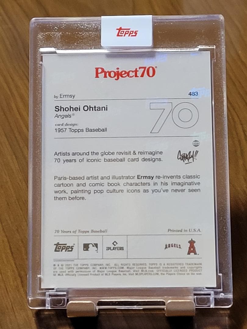 大谷翔平 Topps project70 #483 スーパーマリオ風 ※激レア 大谷翔平