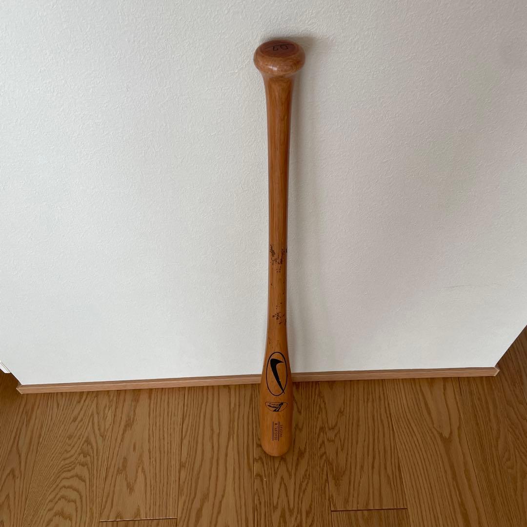 中日　谷繁元信　Nike M. Tanishige 木製バット　実使用