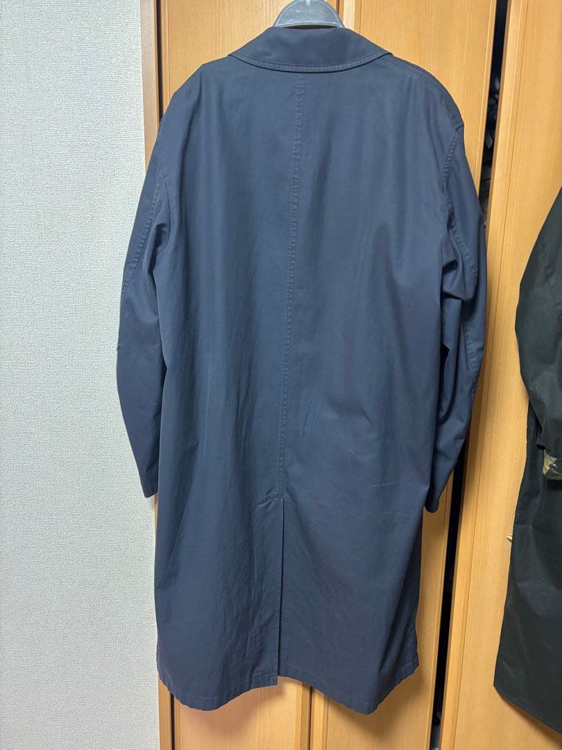 allegri ステンカラーコート ネイビー Lサイズ - メルカリ