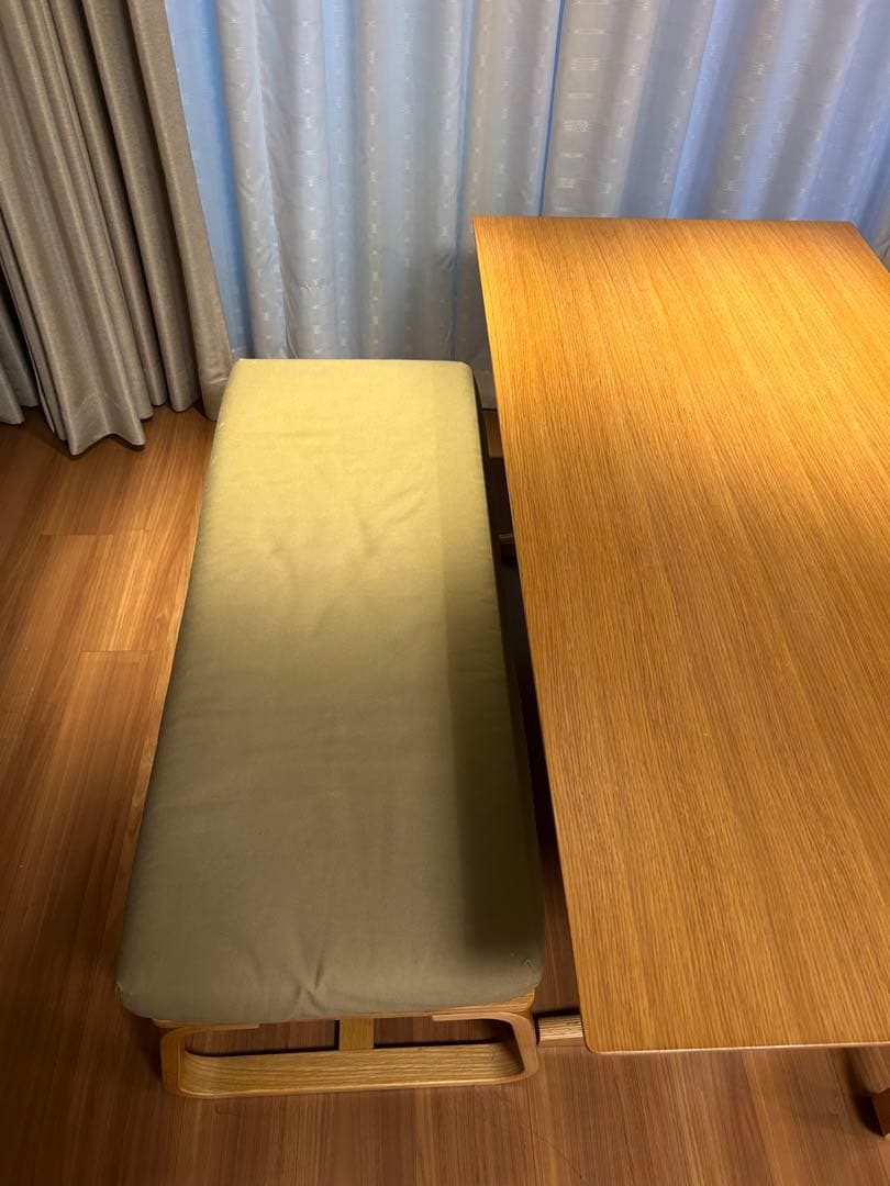 引取り限定】無印良品 ダイニングテーブルセット（テーブル、椅子2脚