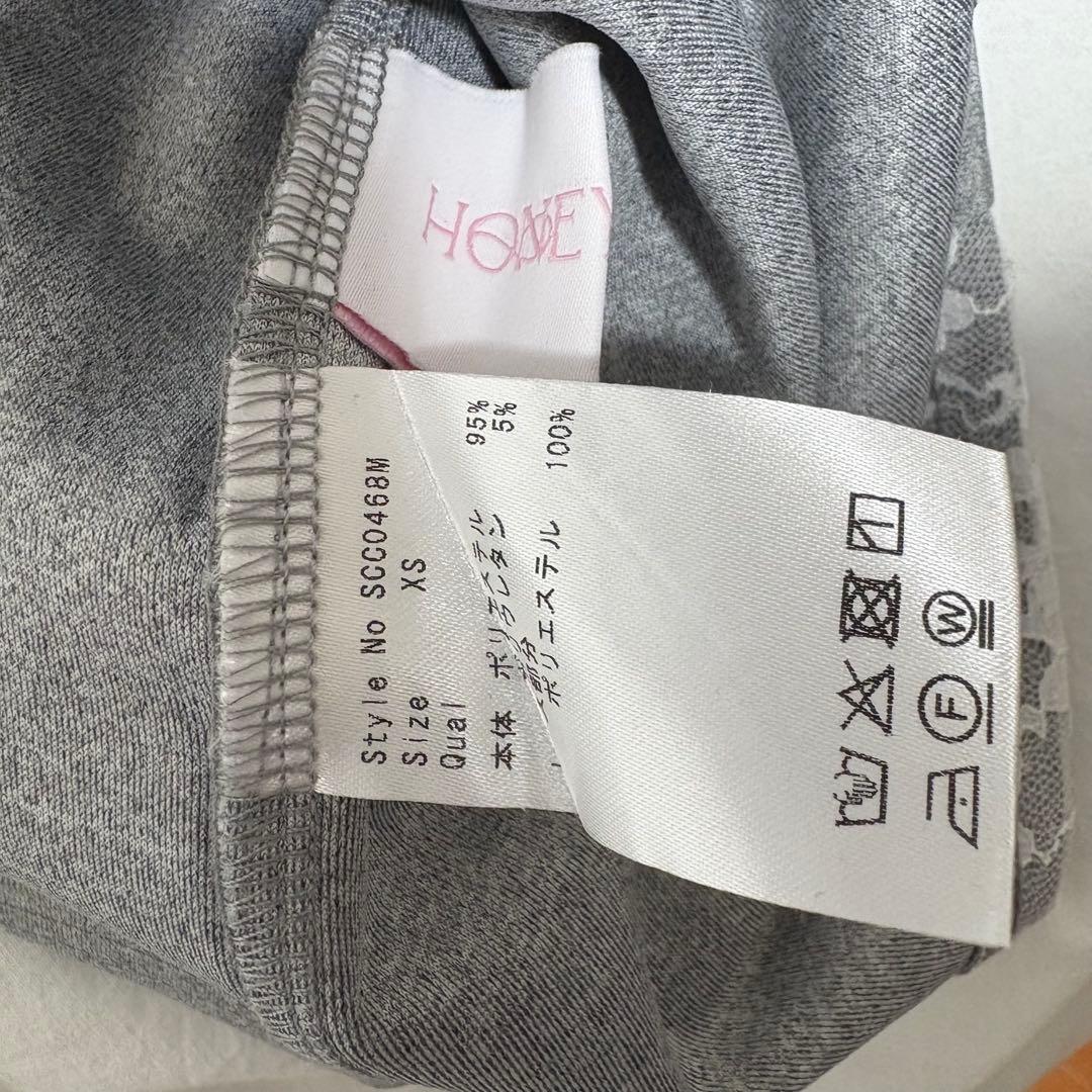 ハニーミュウ レーススウェットタイトワンピース