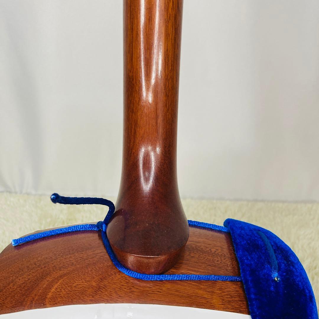 三味線 花梨材 太棹 胴破れなし 人口革 正寸