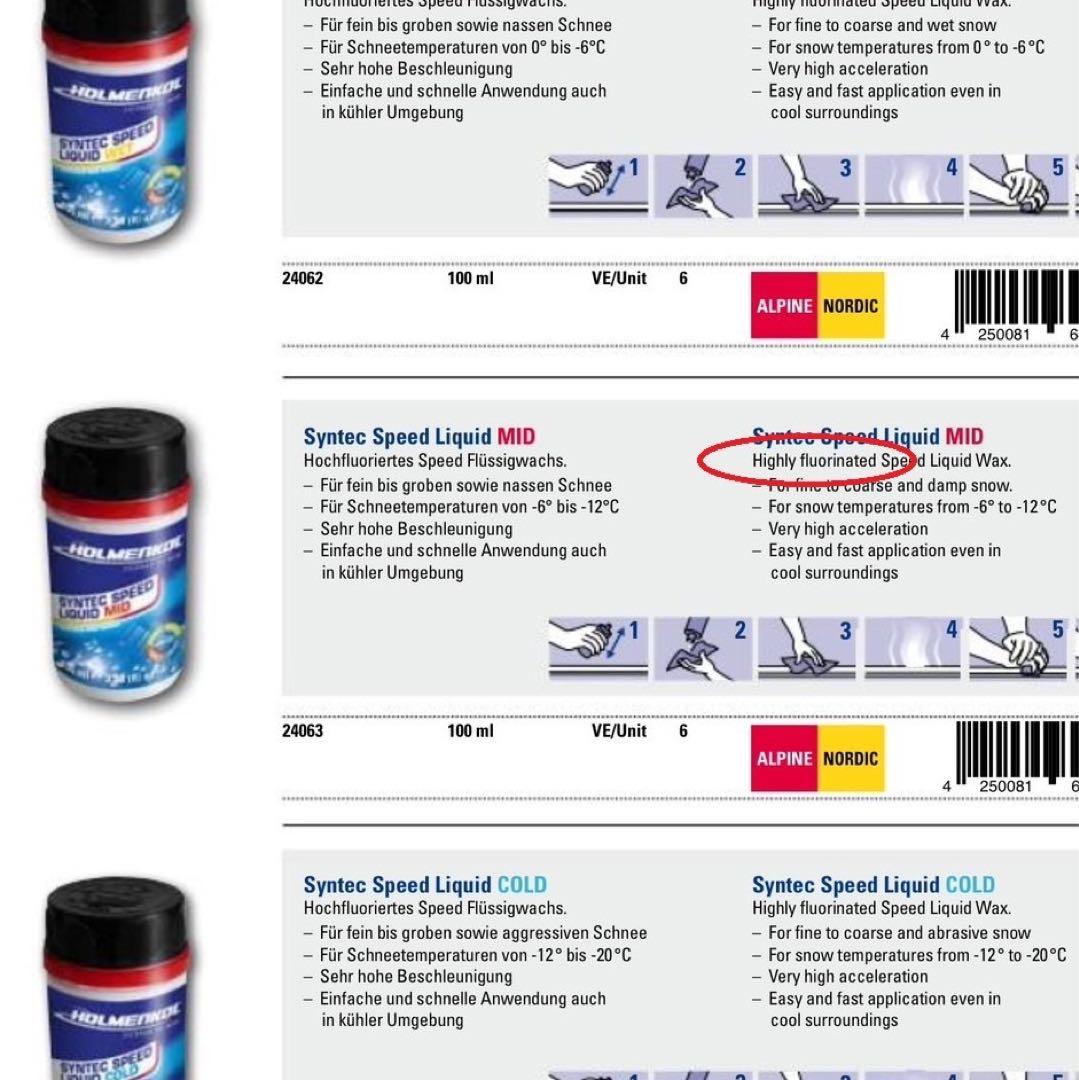 【入手困難】　HOLMENKOL　SYNTEC SPEED　MID　100ml