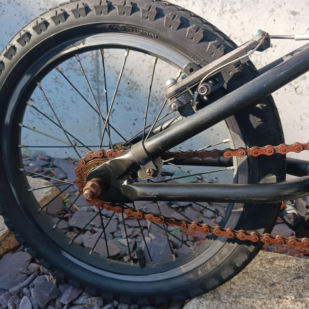 補助輪付き】Ares Bikes 16インチ マットブラック ☆ ARESBIKES STN