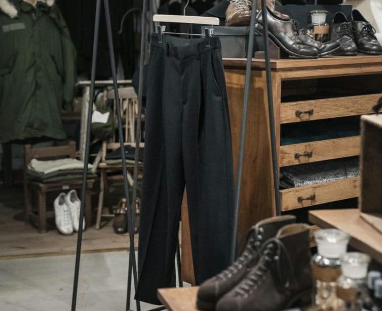 スーツ WIRROW Wool serge wide tapered slacks WIRROW -Wool Serge Wide Tapered Slacks- | twelve blog