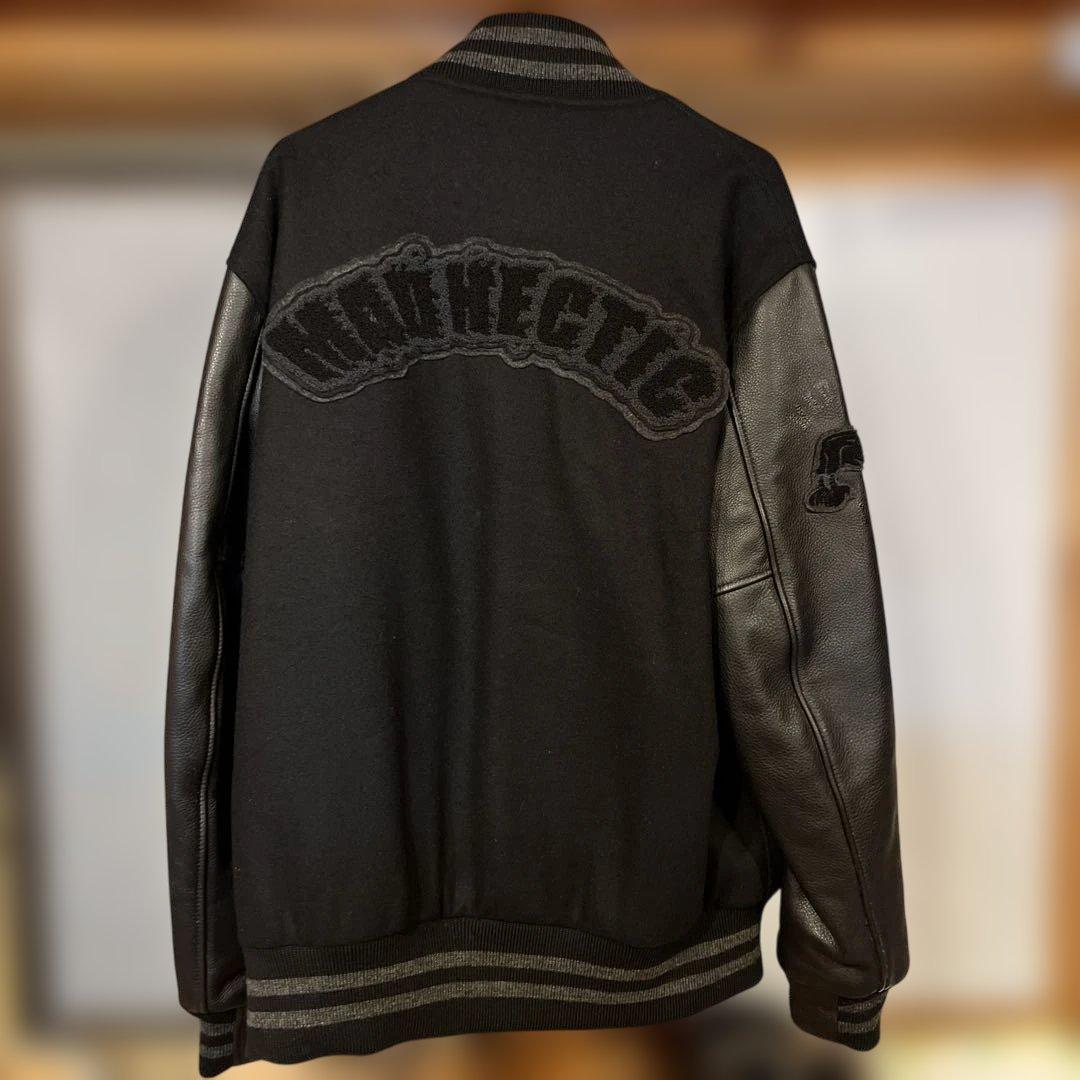 hectic ヘクティク 袖レザー スタジャン L 名作 - メルカリ