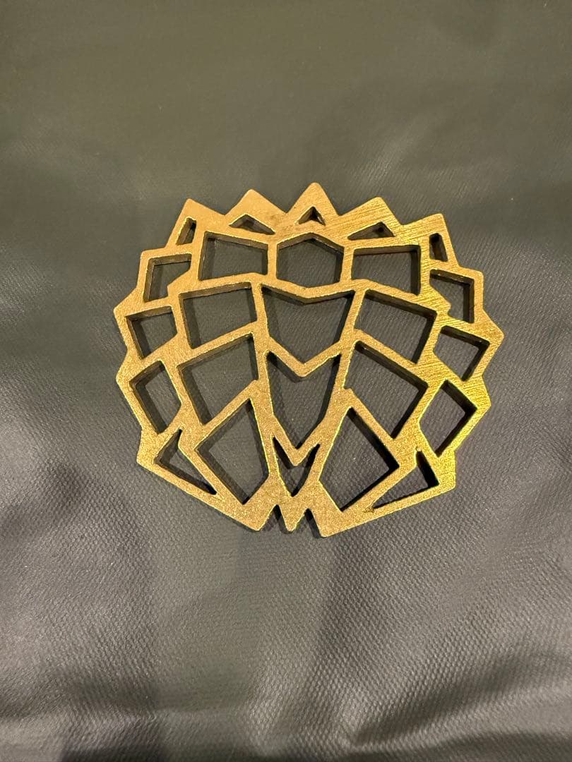 ソルオル 真鍮コースター2枚＆エッジスタンドに挟むsolol