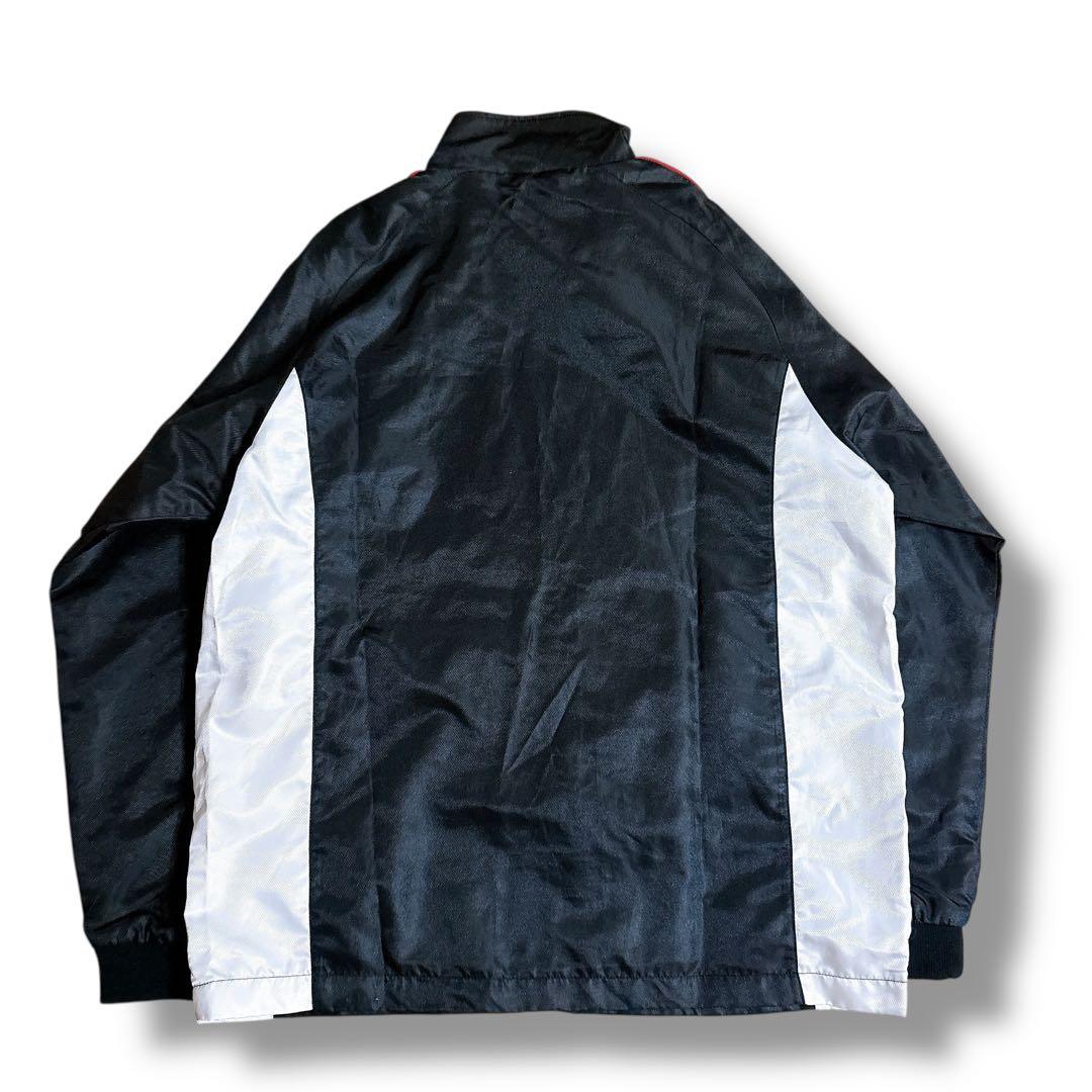 NIKE 00s トラックジャケット セットアップ 黒 ワイドパンツ Lサイズ