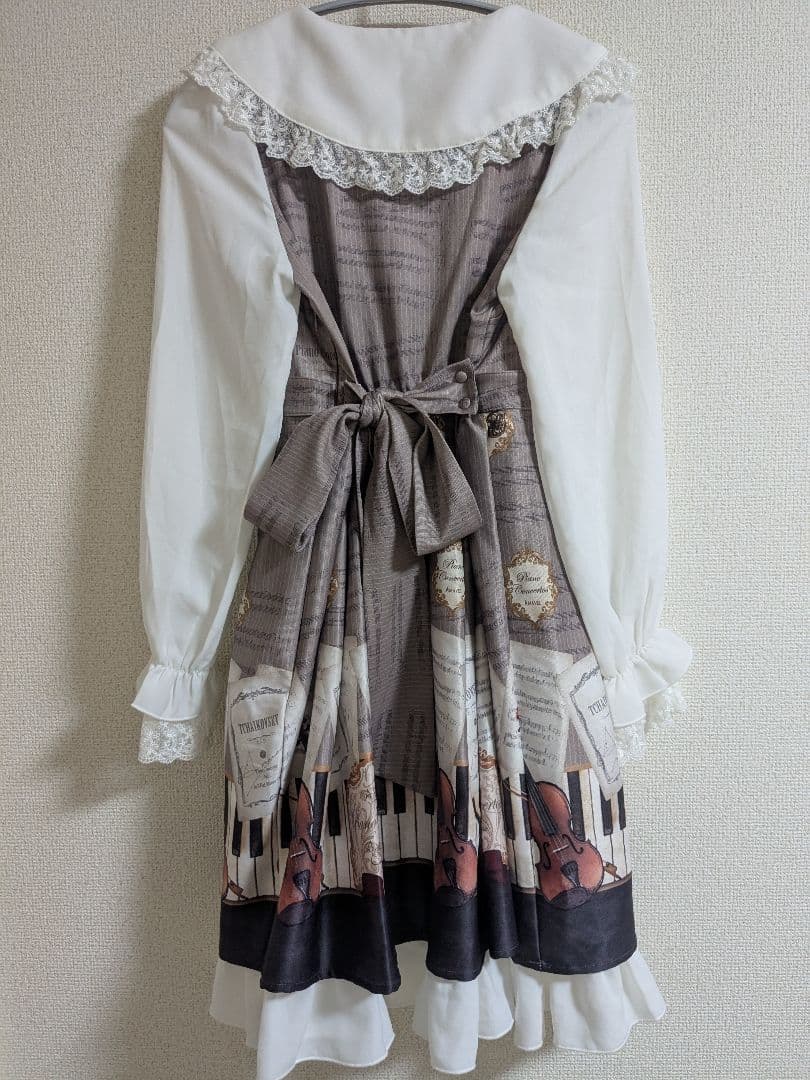Piano Concertosレースフリルワンピース ブラック Amavel - メルカリ