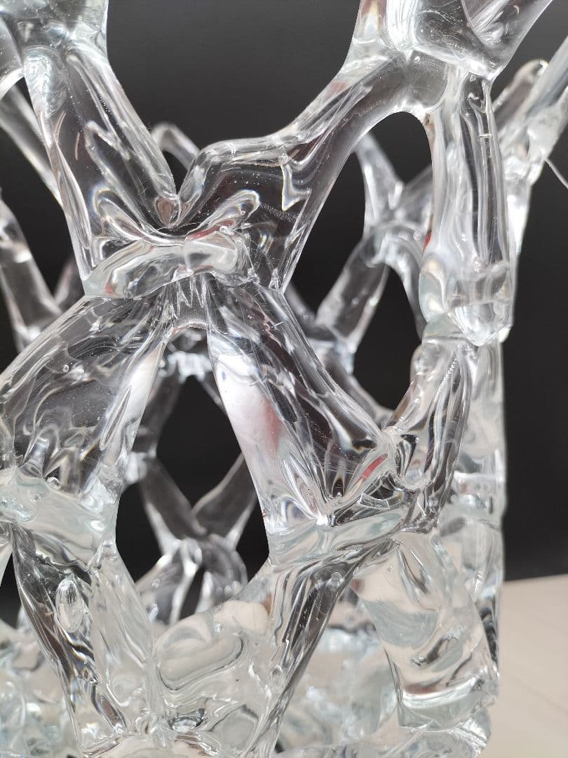 ガラスフラワーベース◇インテリア雑貨◇置物◇オブジェ◇I−2507FB20