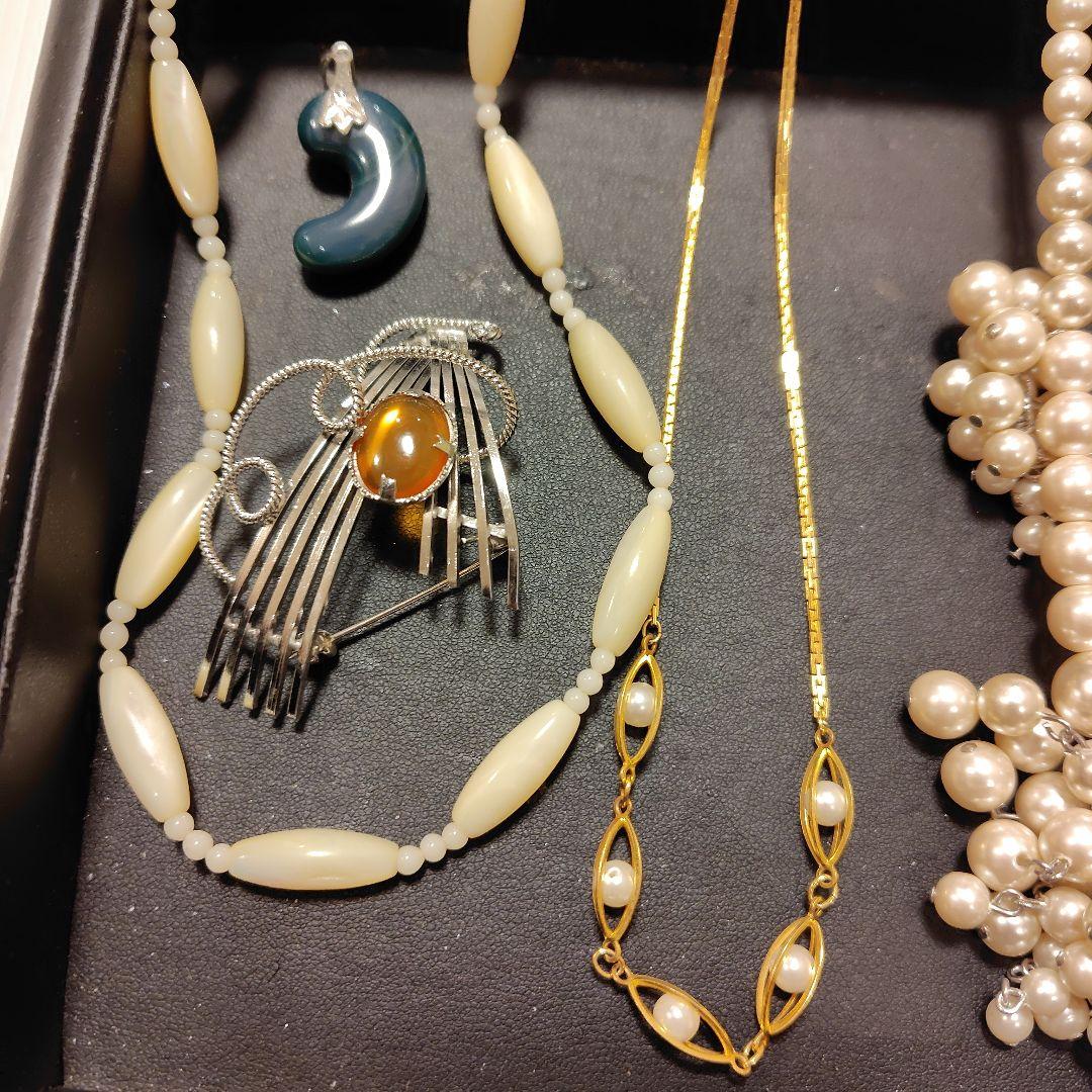 遺品整理・生前整理】53 ネックレス ブローチ 指輪 - メルカリ