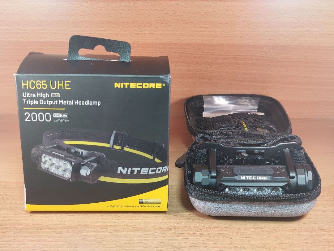 NITECORE ナイトコア HC65 UHE ヘッドランプ ヘッドライト Nitecore HC65 UHE Headlamp | 2000 Lumen USB-C Rechargeable