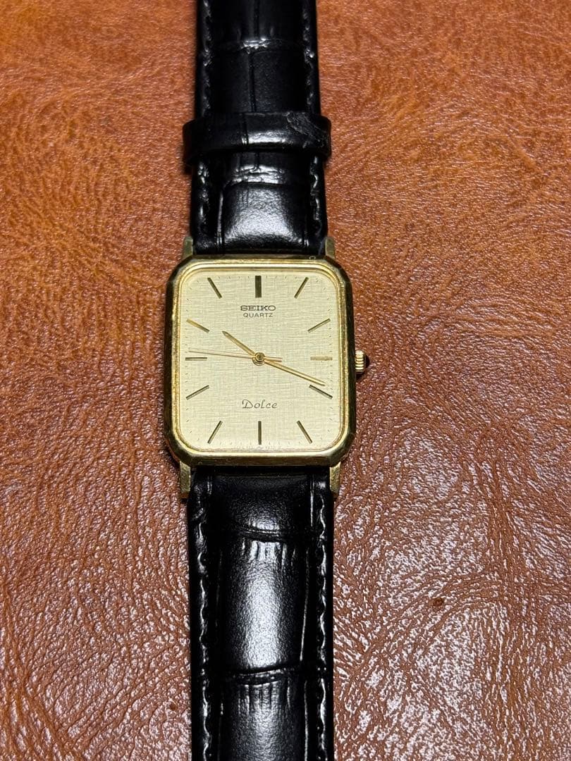A118 希少 稼動品 SEIKO DOLCE レクタンギュラー80年代 - メルカリ