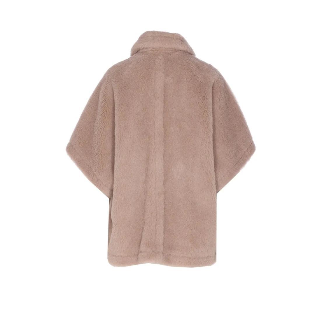 2025FW 新品 Max Mara☆TEBE テディベア ケープ サンド - メルカリ