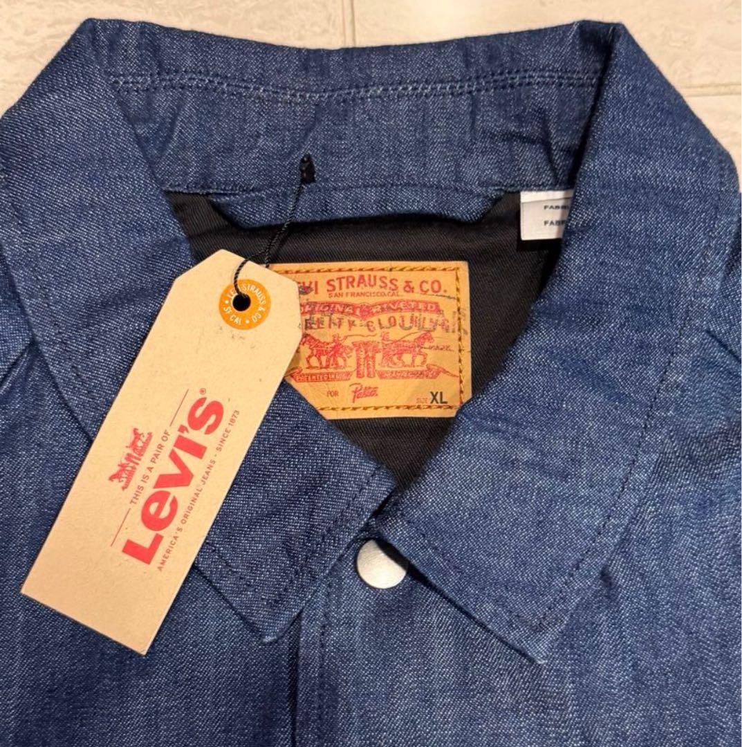 最終価格✨Levi's × Patta コラボ デニムコーチジャケット - メルカリ