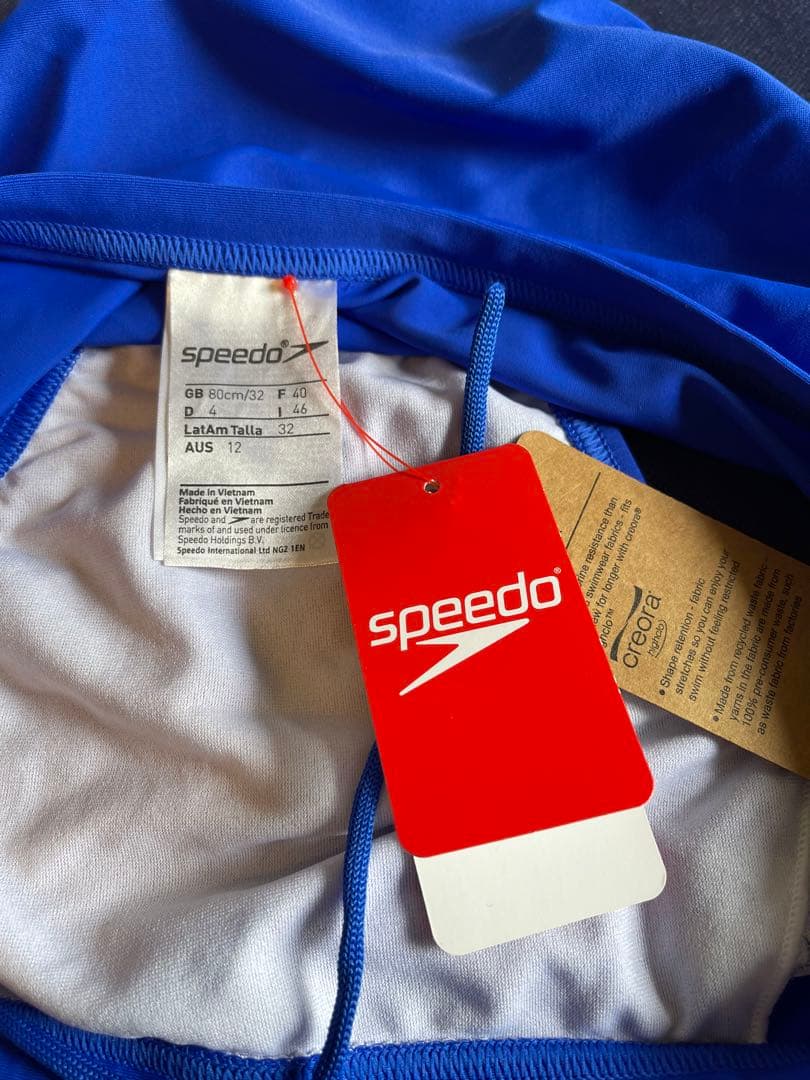 Speedo 競パン 青 32 ファッション メンズ 水着・ラッシュガード