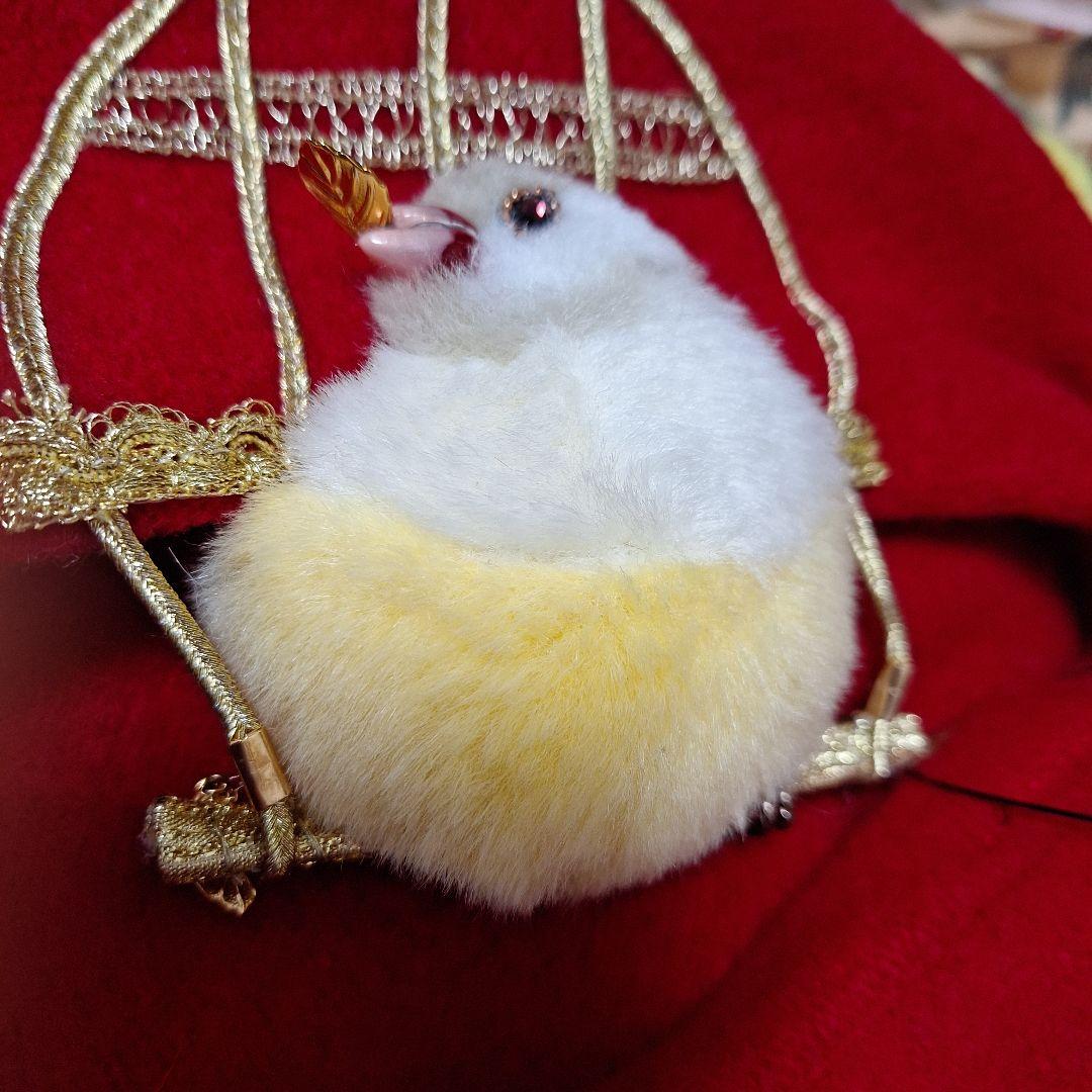 新品未使用 ムーラン・ルージュ 小鳥のブランコベレー帽 クリスマス