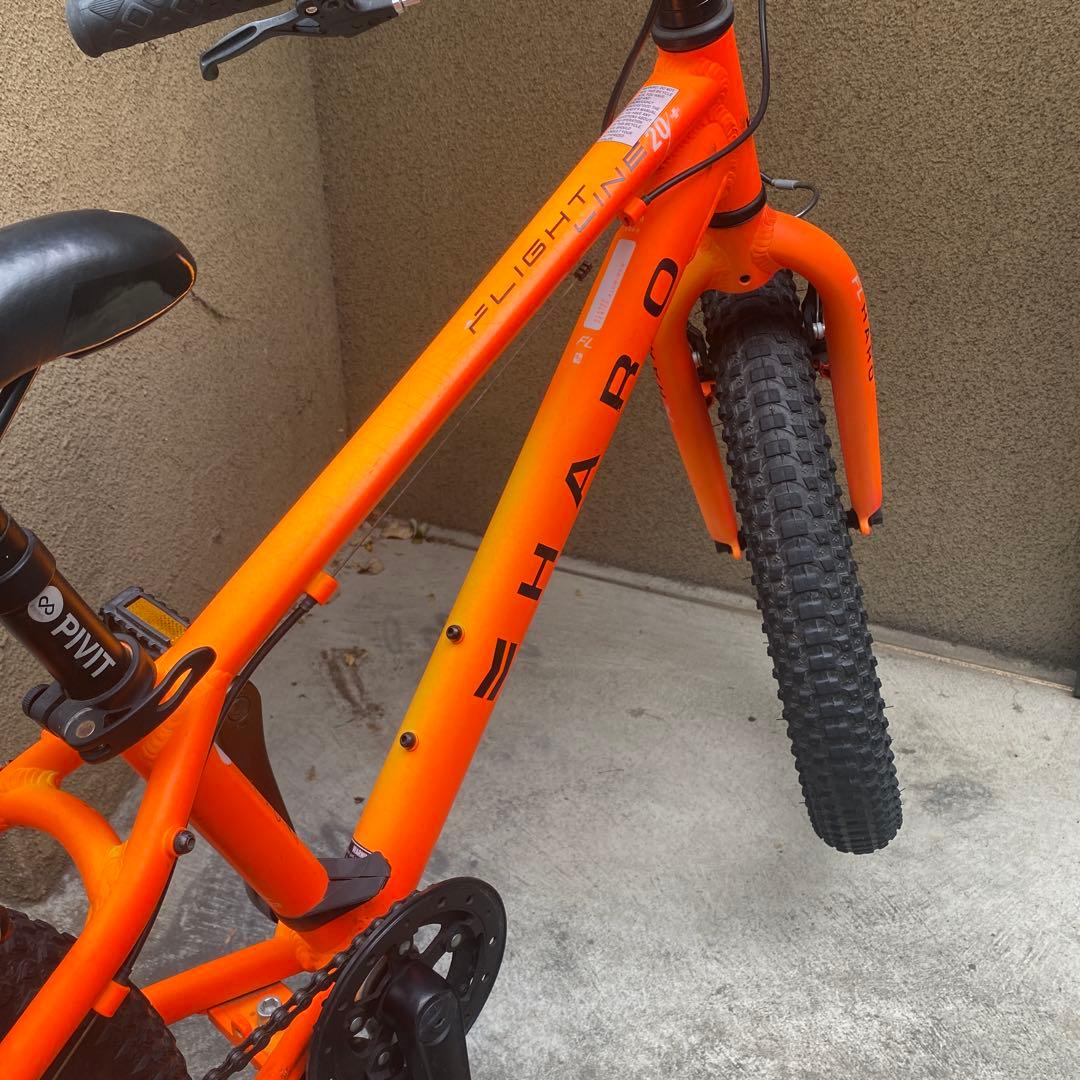 HARO キッズバイク 20インチ オレンジ マウンテンバイク 子供