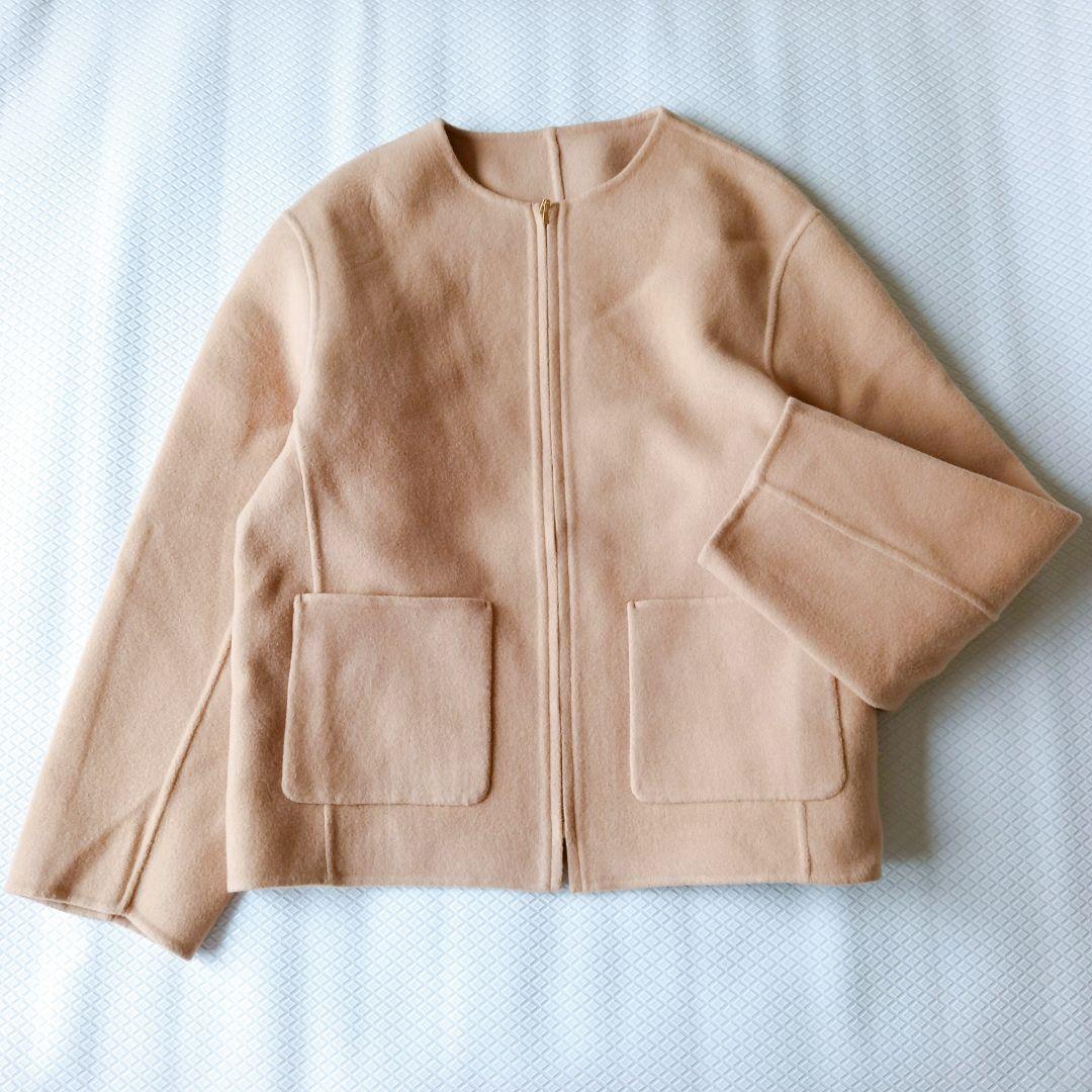 美品 23区 ウールリバー ショートコート 蛯原友里さん着用 40 Lサイズ