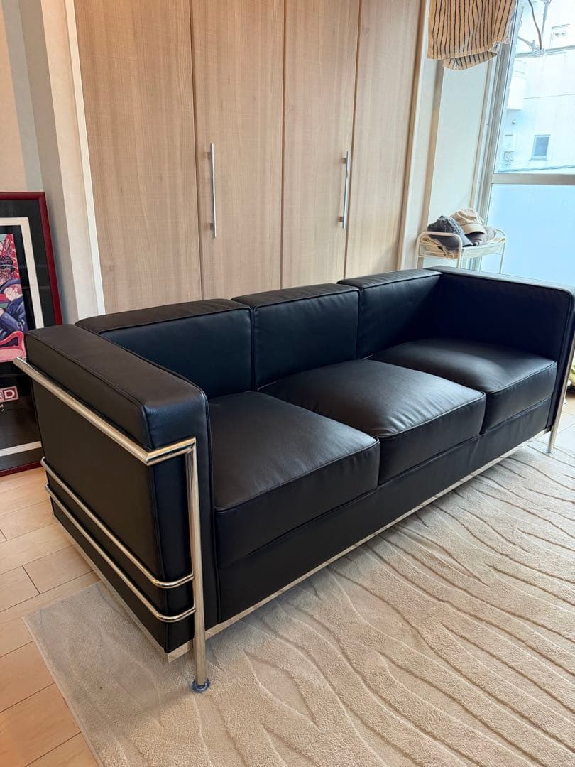 新品　『LC2』ル・コルビジェ トリプルソファ ソファ 3人掛け ソファ 3人掛けソファ 三人掛け ル・コルビジェ LC2 デザイナーズ