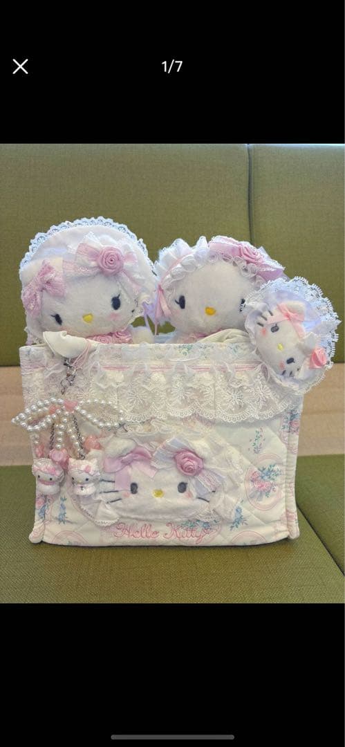 サンリオ ホワイトフリル デザインシリーズ ハローキティ 6点 Amazon.co.jp: サンリオ(SANRIO) マスコットホルダー（ホワイトフリル