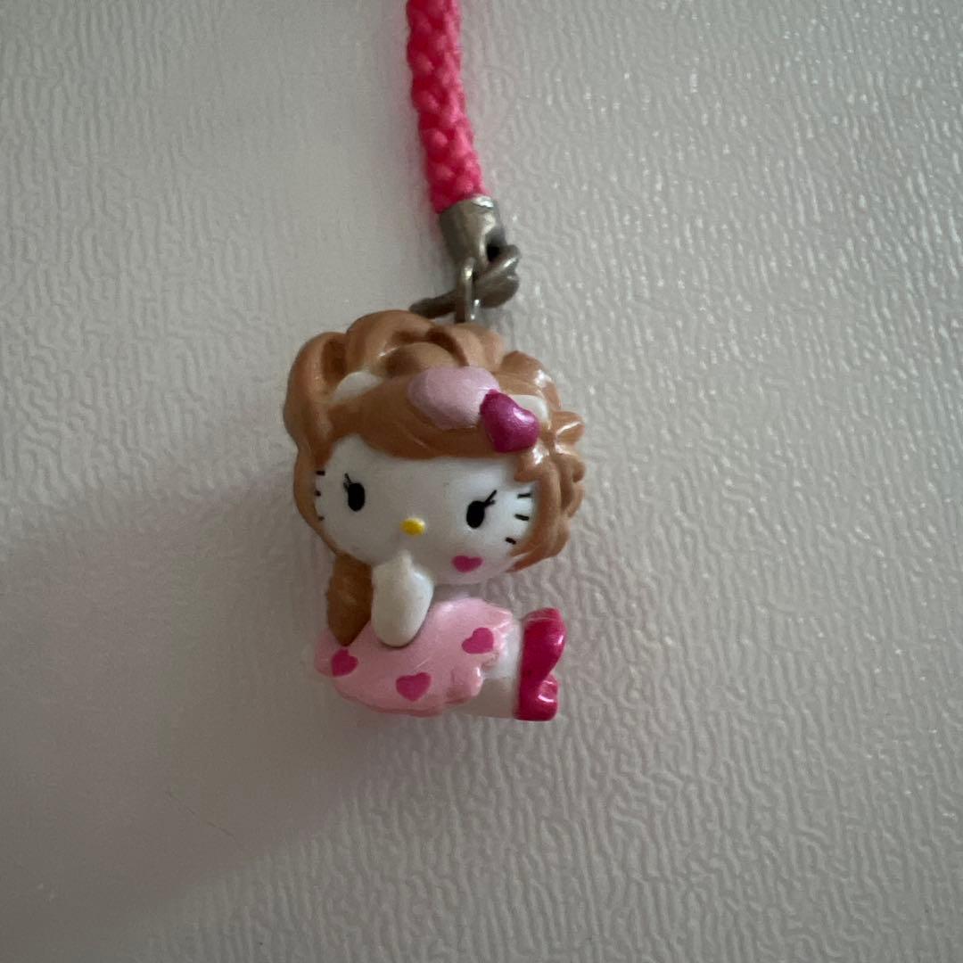 モモエリキティちゃん♡根付けレア♡ み*る様 レア？！ご当地キティ ハローキティ 根付け のんびりシリーズ