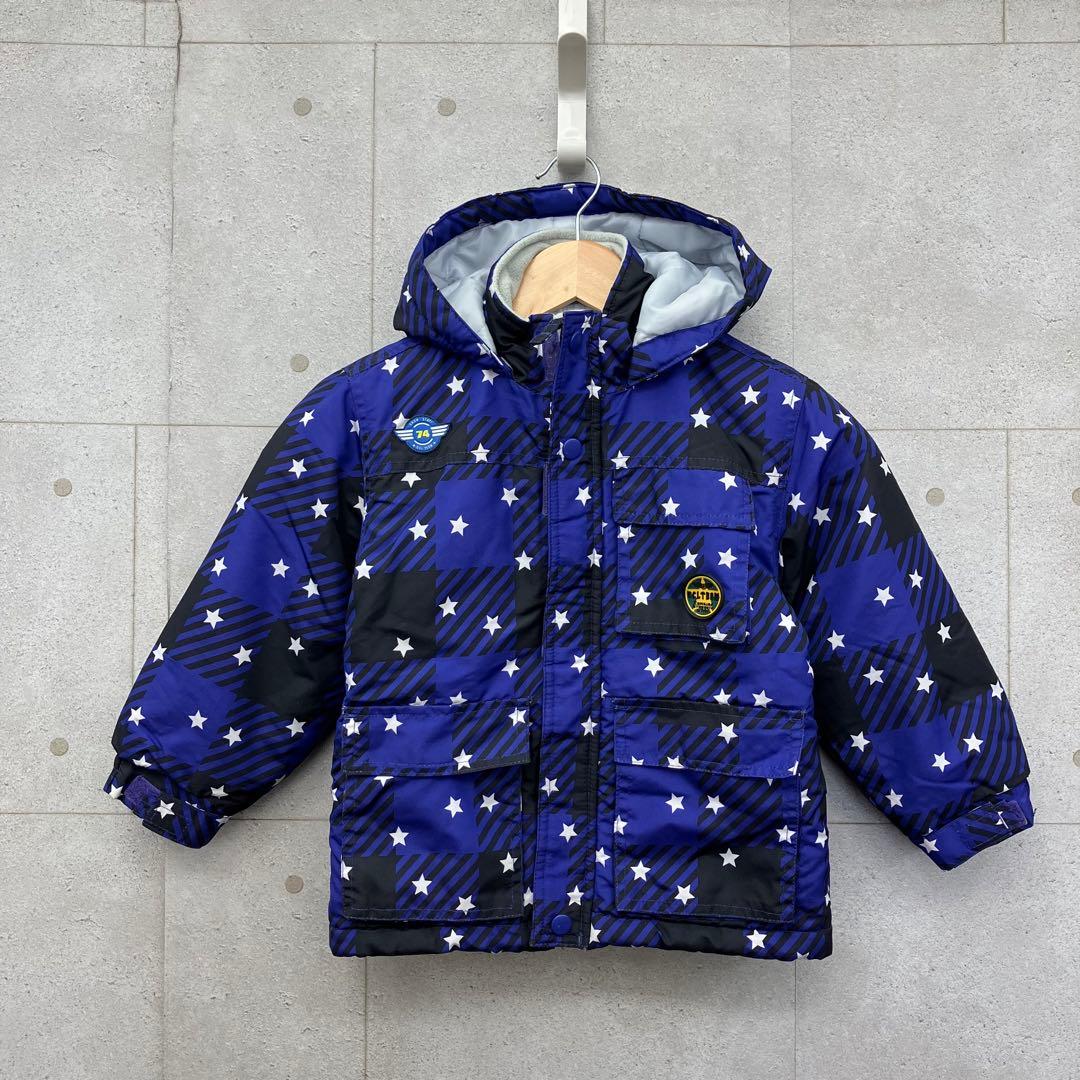 子ども用 スノーボードウェア 青とピンクの星柄 子ども用 スノーボード