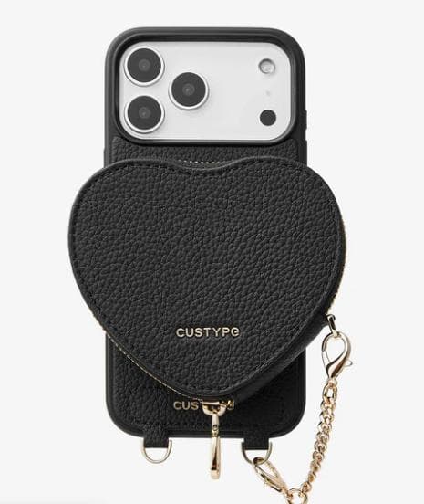 iPhone 13 Pro 用】CUSTYPE ハートデザインキット ブラック